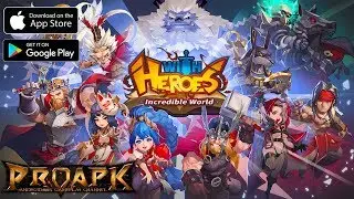 WITH HEROES Gameplay Android / iOS (Idle Gacha RPG)