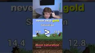 you should never skip gold 💀
