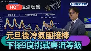 【熱搜新聞】元旦後冷氣團接棒　低溫下探9度挑戰寒流等級｜民視新聞｜