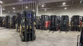 2018 Cat 2C3000 3000lbs Used LP Gas Forklift - U41204