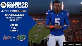 COLLEGE FOOTBALL 26: JIMMIE WALLACE CAREER (PS5 PRO) (4K ULTRA HD) PART 37 - vs. MISSISSIPPI STATE