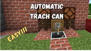 Автоматическая мусорная корзина для Minecraft Bedrock 1.21