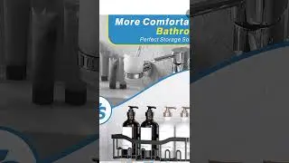 Adhesive Shower Caddy, 5 Pack Rustproof Stainless Steel Bath Organizers With Large Capacity,&nbsp;