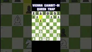Vienna Gambit : Deadly Queen Trap #chess #viennagambit #chesstraps