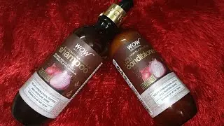 Be Wow Naturally - Wow Red Onion Black Seeds Oil Shampoo And Conditioner Honest Review #wow #review