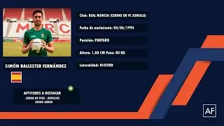 Sim&oacute;n Ballester | FC Jumilla | 2018/19 by Alber Fenoll