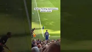 Mathew Harding Stand Loves a Palmer Corner Kick! #chelseafc #cfc #premierleague #chelseafans