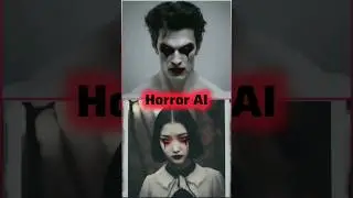 Generating Horror Images using AI Image Generator #ai
