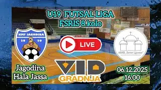 KMF JAGODINA-KMF BELE CRKVE FSRIS U19 Futsal liga 8.kolo