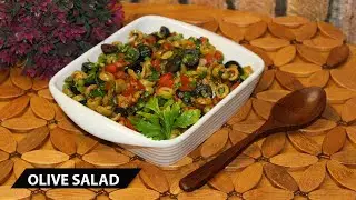 How to Make Healthy Olive Salad in 2 Minutes | Easy & Nutritious Recipe