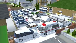 ALL WHITE COLOUR CAR COLLECTION 😱 AT SAKURA LITTLE BOY HOME EP 03 🚔🤩||SAKURA SCHOOL SIMULATOR||🤍🥶😨✅✅