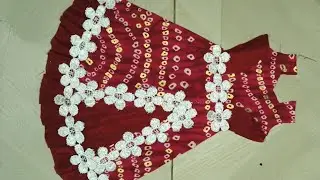 Easy Baby Frock Cutting and Stitching | Simple Baby Dress Design | Kids Frock Tutorial in Hindi