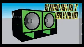 SKEMA [PLAN] BOX MINISCOOP SUB215 DUAL 15 INCH dobel cocok buat dangdut