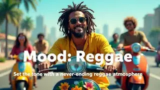 Moonlight Reggae Breeze 🌙 Warm Tropical Rhythms for Beach Nights
