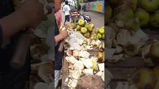 Toddy Palm Fruit Fastest Cutting Skills #palmyrafruit #shorts