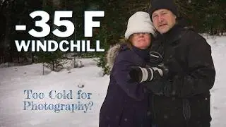 Преодолевая ветер -35&deg;F: зимнее фотопутешествие по лесу у реки.
