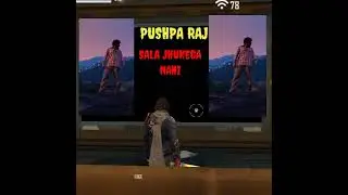 FREE FIRE PUSHPA RAJ STATUS||PUSHPA STATUS||#shorts
