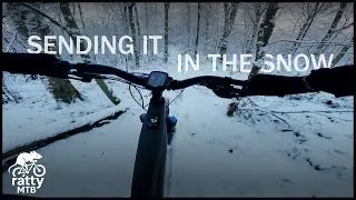Riding the North Yorkshire Moors in the Snow