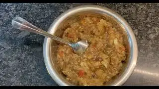 Unripe jack fruit gravy🥘🥘 Baigan ka bharta🍆🍆😋😋(in tamil)