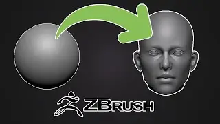 Female Head Sculpt Zbrush