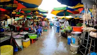 Chbar Ampov Market in Phnom Penh Cambodia