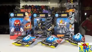 DC x Sonic Wave 2 Фигурки 5 дюймов: Тейлз, Киборг, Наклз, Супермен, Шэдоу, Бэтмен + пакетики-сюрп...