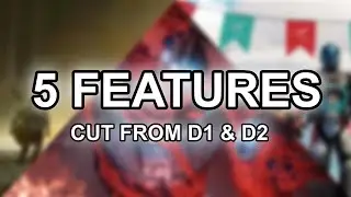 Destiny 1 & Destiny 2 - 5 Features CUT From D1 & D2