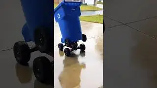 Why get wet when you can take the recycling out from the comfort of the garage ? #shorts #genius
