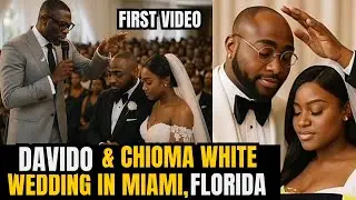 DAVIDO AND CHIOMA WHITE WEDDING IN MIAMI, FLORIDA, USA 🇺🇸 - FIRST VIDEO #chivido #chivido2025