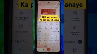 BOB app se ATM ka pin kaise banaye | #arcommunication #2025 #bob #app #atm #pin #generate #shorts
