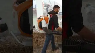Сравнение шума турбины PGA300 и вентилятора BRA600 #BRA600 #PGA300 #stihl