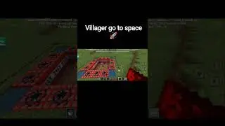 villager go to space#minecraft