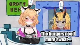 Come get your Vtuber burgers! (Sweat included)