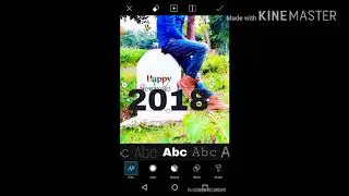 Happy new year 2018, Snapseed and PicsArt Editing, for Background Editing