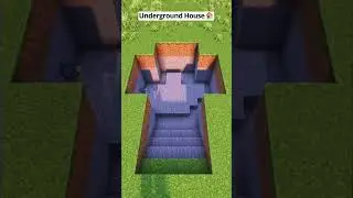 minecraft undergroundhouse&nbsp;minecraft undergroundhousetutorial&nbsp;minecraftunderground tutorial #shorts