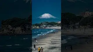🗻OMG，you can see Mount Fuji in Kamakura #shorts ##photography #toky o#kamakura #cinematic #vibes