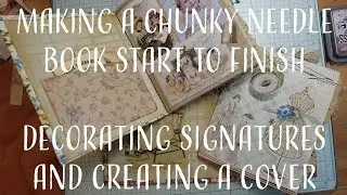 Chunky Needle Book; Journal Signature and Cover