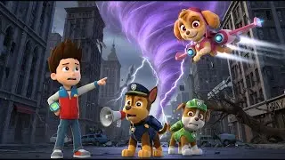 PAW Patrol Ultimate Rescue 🌪️⚡ Skye Faces Giant Tornado! City in Danger | Paw Patrol 3D Animation