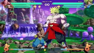 DRAGON BALL FighterZ broly w/ nappa assist combo concept