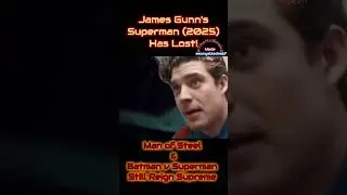 James Gunn's Superman Lost Man of Steel/Batman Win #entertainment #movie #comedy #dc #marvel #comics