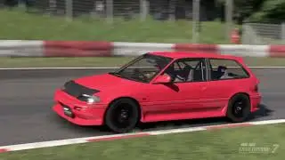 Lap Honda Civic Si EF 1987 B18 Swap N&uuml;rburgring Nordschleife 