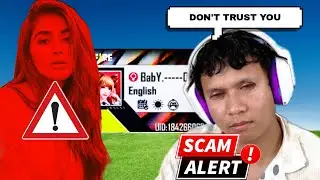 Free Fire Girl Name Fraud Exposed! | Real Face Behind the Fake ID?