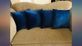 JUEYINGBAILI Throw Pillow Covers Velvet Decorative 2 Packs Ultra-Soft Pillowcase Solid Col