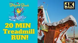 Blizzard Beach Fun Run | 20 Min Disney Treadmill POV Virtual Run