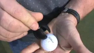 Upright Claw ball pick up and no more bending golf products for senior golfers.