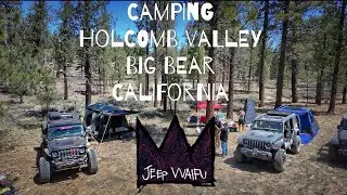 Dispersed Camping in Holcomb Valley, Big Bear, California