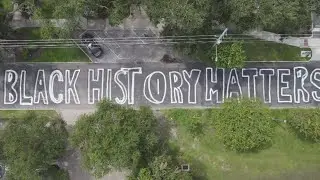 'Black History Matters' mural reappears after FDOT paints over original
