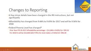 2017 11 21 13 02 ACA Reporting   New Changes   Requirements