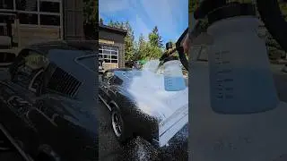 Mustang Fastback POV Snow Foam Action 😍| Detailing ASMR Part 47 | Satisfying Car Wash