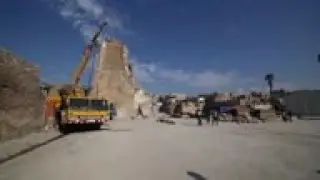 Reconstruction of ancient minaret destroyed by IS